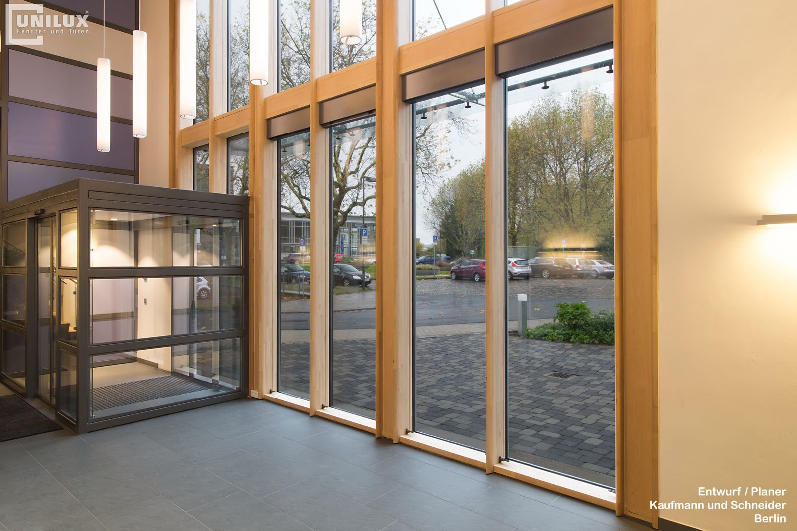 UNILUX Aluminum-Clad Wooden Facade System – Premium Energy-Efficient, Customizable Contemporary Wood-Aluminum Mixed Material Facade, High Security, Weather-Resistant, Large Glass Formats, 